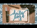 Daily log setup journal with me weekly spread Cat Perez