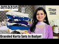 Download Lagu Best Amazon Haul, Floral Print Kurta Pant With Dupatta, Embroidered Cotton Kurta Palazzo Set, Shikha