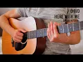 Download Lagu d4vd - Here With Me EASY Guitar Tutorial With Chords / Lyrics