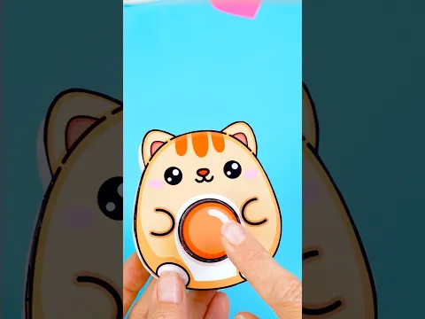 Котик-поделка которая МУР-кает 🐱 #DIY #fidget