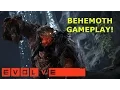 BEHEMOTH POWER Evolve Monster Gameplay - Full Match No Commentary PS4