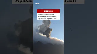 Kenapa gunung-gunung di Indonesia erupsi dalam waktu berdekatan? - BBC News Indonesia