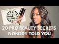 20 Pro Beauty Secrets Nobody Told You Part I