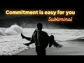 Attract love commitment easily Unisex subliminal