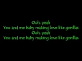 Download Lagu Bruno Mars- Gorilla Lyrics (Clean)