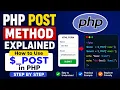 PHP - POST Tutorial Handle HTML Form Data in PHP Easily
