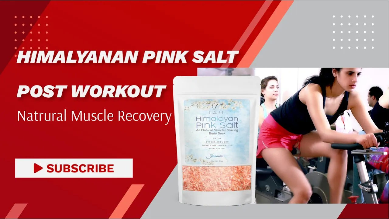 Fasl Himalayan Pink Salt Post Workout Soak, Jasmin Oils, 18oz