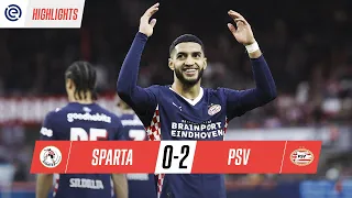 Sparta Rotterdam 0-2 PSV El CAMPEON de la Eredivisie sigue imparable Resumen