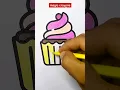 coloring page Creamy ice cream