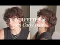 WOLFETTE Cut on Curly Hair DIY Wolf cut Mullet