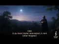 Liszt - O du mein holder Abendstern, S. 444 (after Wagner)