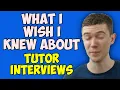 What I Wish I Knew Before Interviewing To Be A Math Tutor Mathematics Tutor