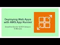 Deploying Web Apps with AWS App Runner Simplified Docker ECR Setup in 10 Minutes