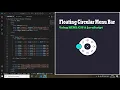 Magic Radial Menu UI using HTML CSS JavaScript Floating Circular Menu Bar