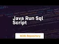 java run sql script