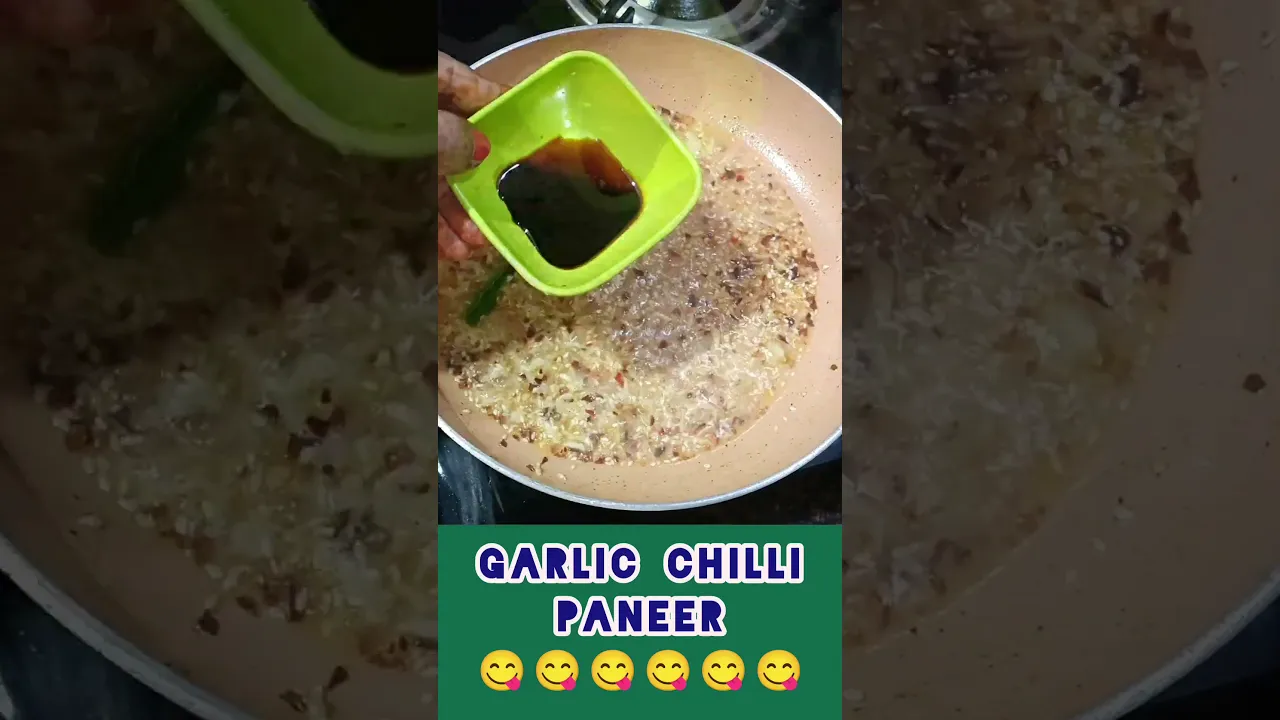 Garlic Chilli Paneer    paneer recipe  