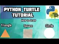 Python Tutorial How to Draw 2D Shapes in Python Turtle