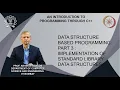 Lecture 24 Part 3 Implementation of standard library data structures