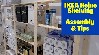 IKEA Hejne Shelving - Assembly and Tips