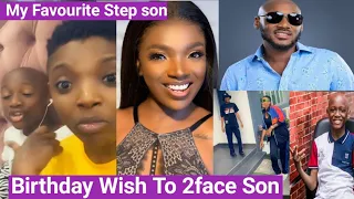 he is my favourite step son annie idibia celebrate 2face idibia first son 16 years birthday