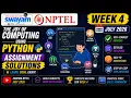 The Joy of Computing Using Python Week 4 Assignment Answers 2026 NPTEL July 2026