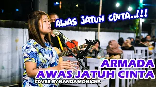 Download AWAS JATUH CINTA - ARMADA (LIRIK) COVER NANDA MONICHA DI MENOEWA KOPI MP3