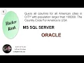Population larger than 100000 Country Code USA Hacker Rank Solving Query