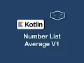 number list average v1 in kotlin