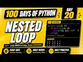 100 Days Of Python Nested Loop Best Explanation PY2AI