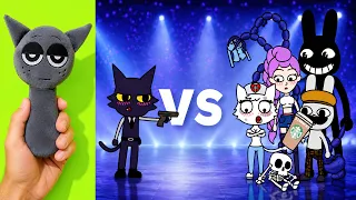 Reacts to Verity Mod Minecraft Battles | Animal Hospital Roblox | Poppy Playtime Animation Battles