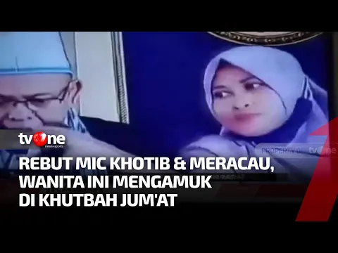Viral Perempuan Ngamuk Histeris di Mimbar Masjid saat Salat Jumat