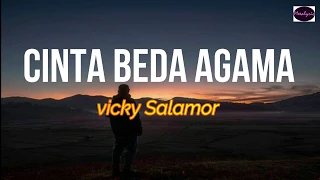 cinta beda agama vicky salamor lirik arti indonesia 