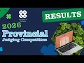 2026 Provincial Judging Competition - Results