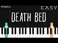 Download Lagu Powfu - death bed (coffee for your head) | EASY Piano Tutorial