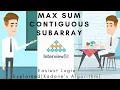 InterviewBit Solutions 01 Arrays Max Sum Contiguous Subarray - Let s Crack Interviews