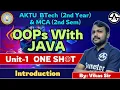 AKTU OOPs With Java Unit-1 One Shot Marathon Btech 2nd Year MCA 2nd Sem SemesterAdda