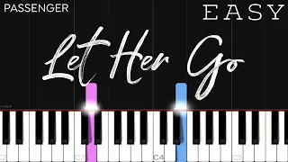 Download Passenger - Let Her Go | EASY Piano Tutorial MP3