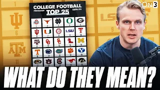 What ESPN s NEW College Football Rankings Actually Mean