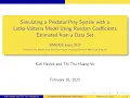 Simulating a Predator-Prey System with a Lotka-Volterra Model