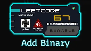Add Binary LeetCode Python Algorithm Visualization