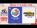 Florida Lottery y Anguilla Lottery EN VIVO Martes 17 de marzo 2026