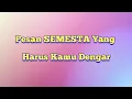 Lagu 🧡 Kamu Harus Dengarkan Ini Agar Tidak Menyesal‼️Pesan SEMESTA Untuk Kamu Energi Terbaru 🧡 | TAROT