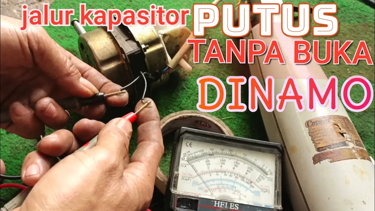 INI DIA JARANG ORANG TAU ( putus jalur kapasitor TANPA BUNGKAR DINAMO )