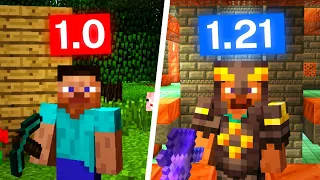 What EVERY Minecraft Update Added Minecraft 1 0 - 1 21