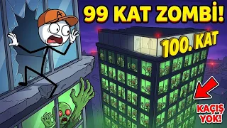 YÜZ KATLI ZOMBİ GÖKDELENİNDE MAHSUR KALDIN KAÇABİLİR MİSİN? PART 1