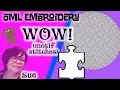 Hatch Embroidery 2 How to digitize machine embroidery PUZZLE MOTIF