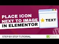 How To Place Icon Next To Text In WordPress