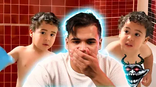 فضيحة دوشا في البانيو وعمرو عمل بومبة في حمام السباحة الشرسة 