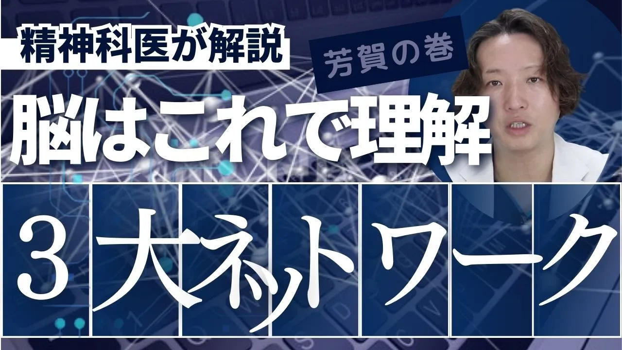 脳内ネットワークについて難しい話ですが、精神科医が解説します。