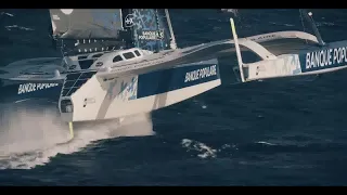 ARKEA ULTIM CHALLENGE Interviews Thomas Coville and Armel Le Cléac’h. Loick Peyron Plays Host